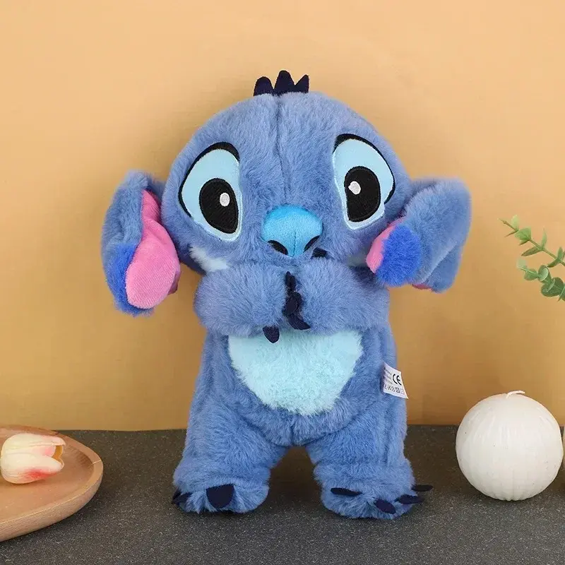 Breathing Light Stitch Plush Doll - Pink Angel Anime Cute Baby Music Sleep Toy, Christmas Birthday Gift for Kids