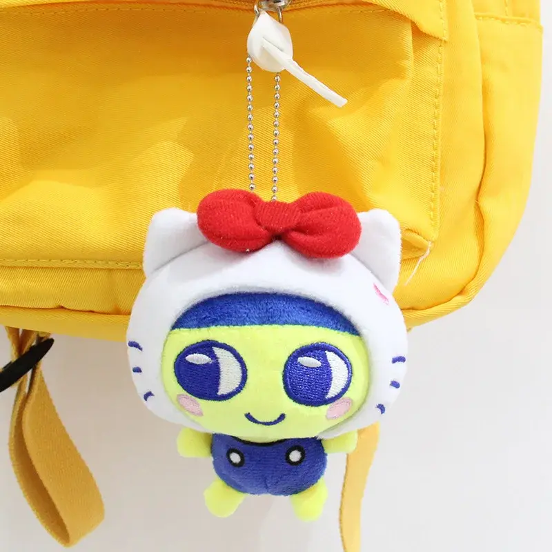 Sanrio Anime Hello Kitty Plush Doll Keychain Kawaii Girls Bag Accessories Hello Kitty Plush Doll Students School Bag Pendant