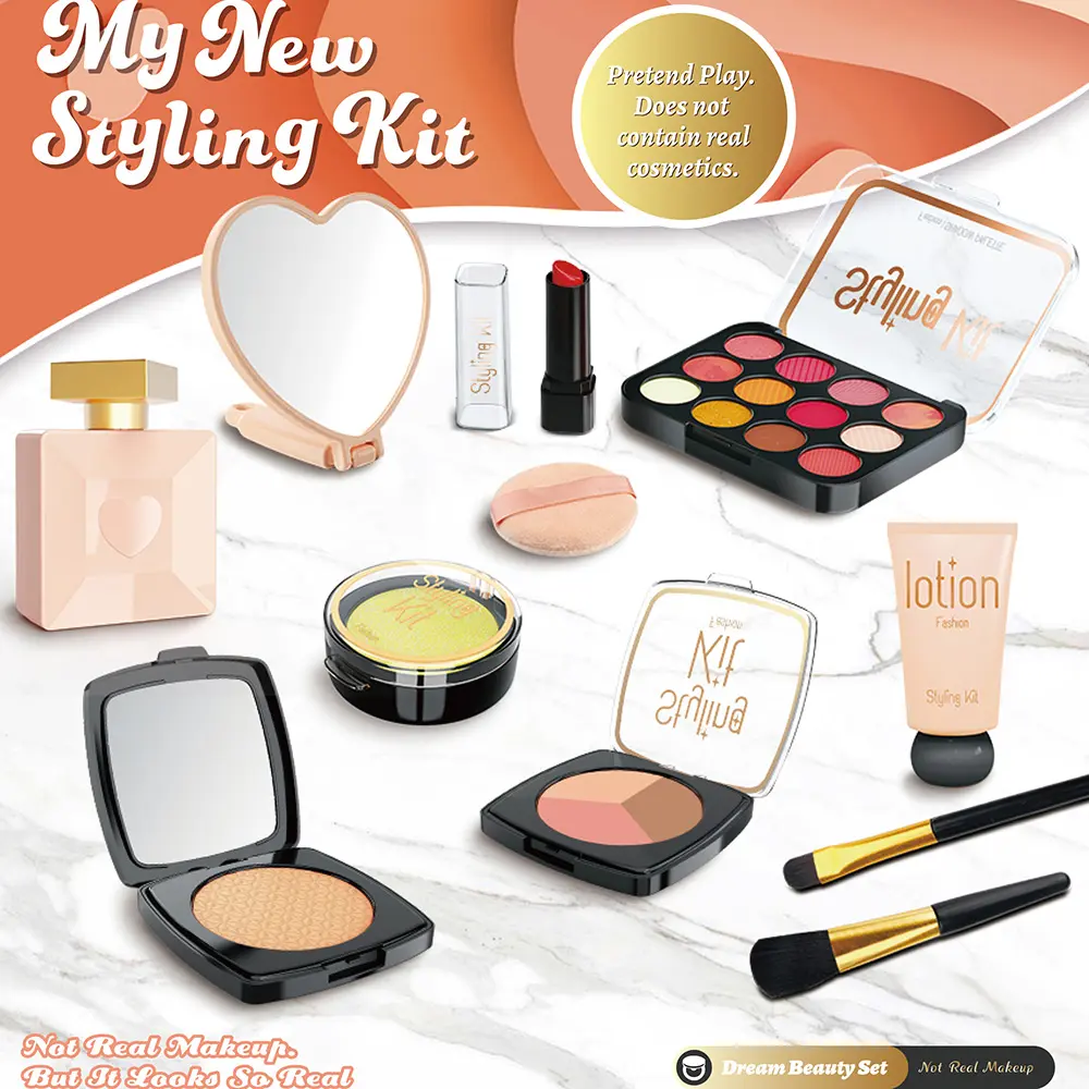 Kids Toys Simulation Cosmetics Set Pretend Play Makeup Toys For Girls Play House Simulation Make up Educational Toys Gifts