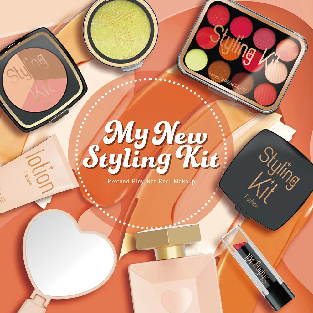 Kids Toys Simulation Cosmetics Set Pretend Play Makeup Toys For Girls Play House Simulation Make up Educational Toys Gifts