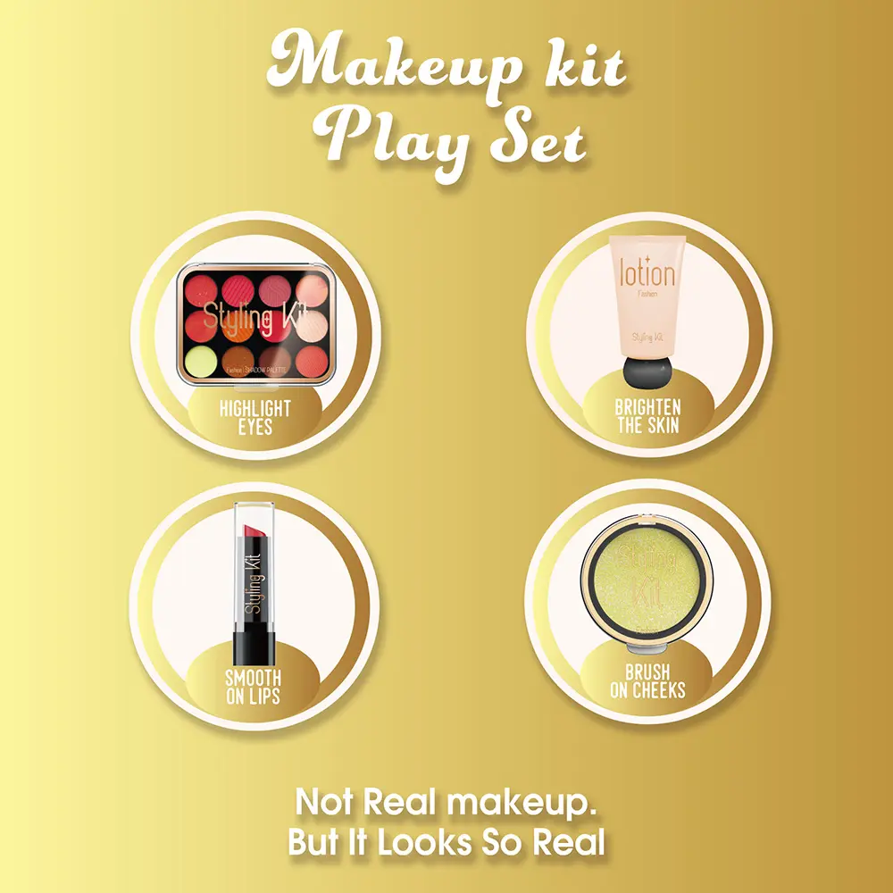 Kids Toys Simulation Cosmetics Set Pretend Play Makeup Toys For Girls Play House Simulation Make up Educational Toys Gifts
