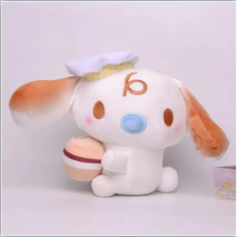 20cm Sanrio Anime Plush Toy Cinnamoroll Kuromi Melody Kawaii Baker Cartoon Soft Stuffed Doll Decor Toys Girl Xmas Birthday Gifts