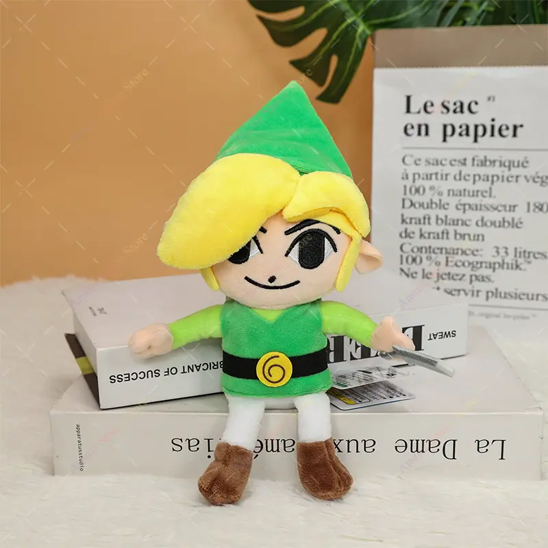 Zelda Link Plush Anime Breath of the Wild Plush Link Princess Zelda Bokoblin korok Sidon Stuffed Animal Peluche Doll Kids Gifts