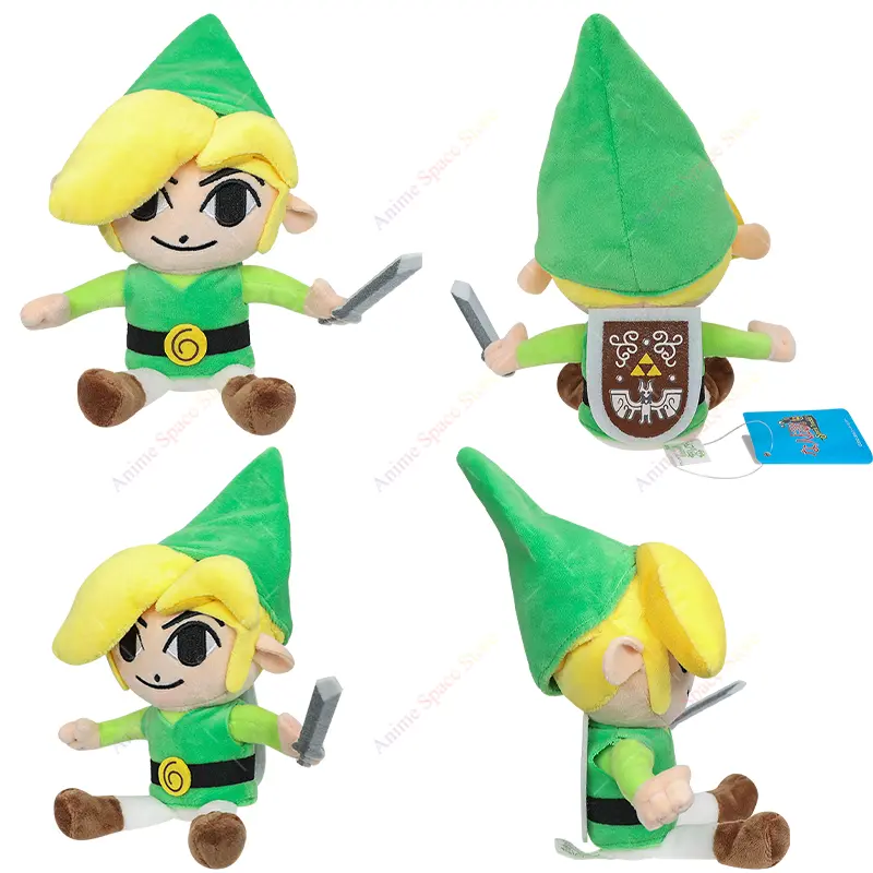 Zelda Link Plush Anime Breath of the Wild Plush Link Princess Zelda Bokoblin korok Sidon Stuffed Animal Peluche Doll Kids Gifts