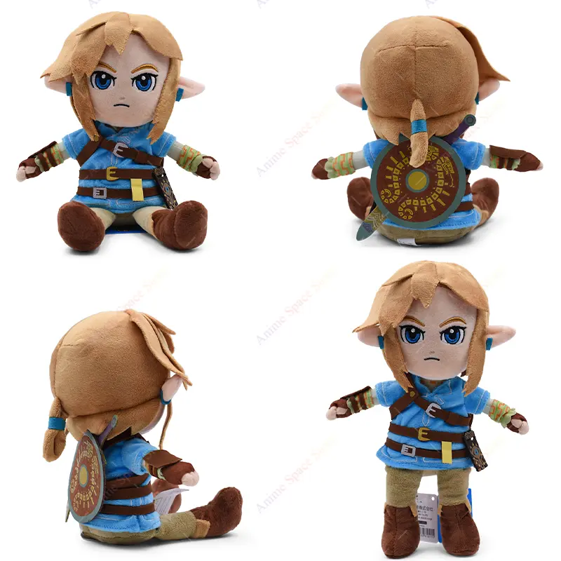 Zelda Link Plush Anime Breath of the Wild Plush Link Princess Zelda Bokoblin korok Sidon Stuffed Animal Peluche Doll Kids Gifts