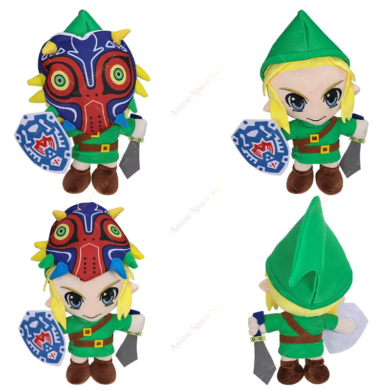 Zelda Link Plush Anime Breath of the Wild Plush Link Princess Zelda Bokoblin korok Sidon Stuffed Animal Peluche Doll Kids Gifts