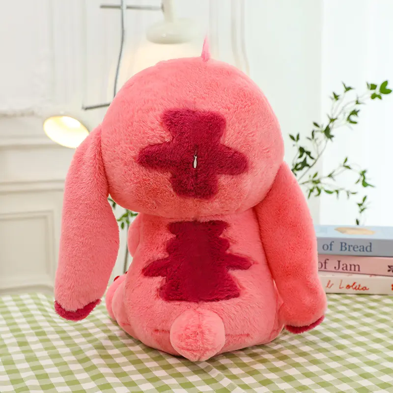 30CM New Disney Plush Doll Hugging Heart Stitch Soft Plush Toy Lilo Sofa Pillow Children's Birthday Gift Kawaii Room Decoration