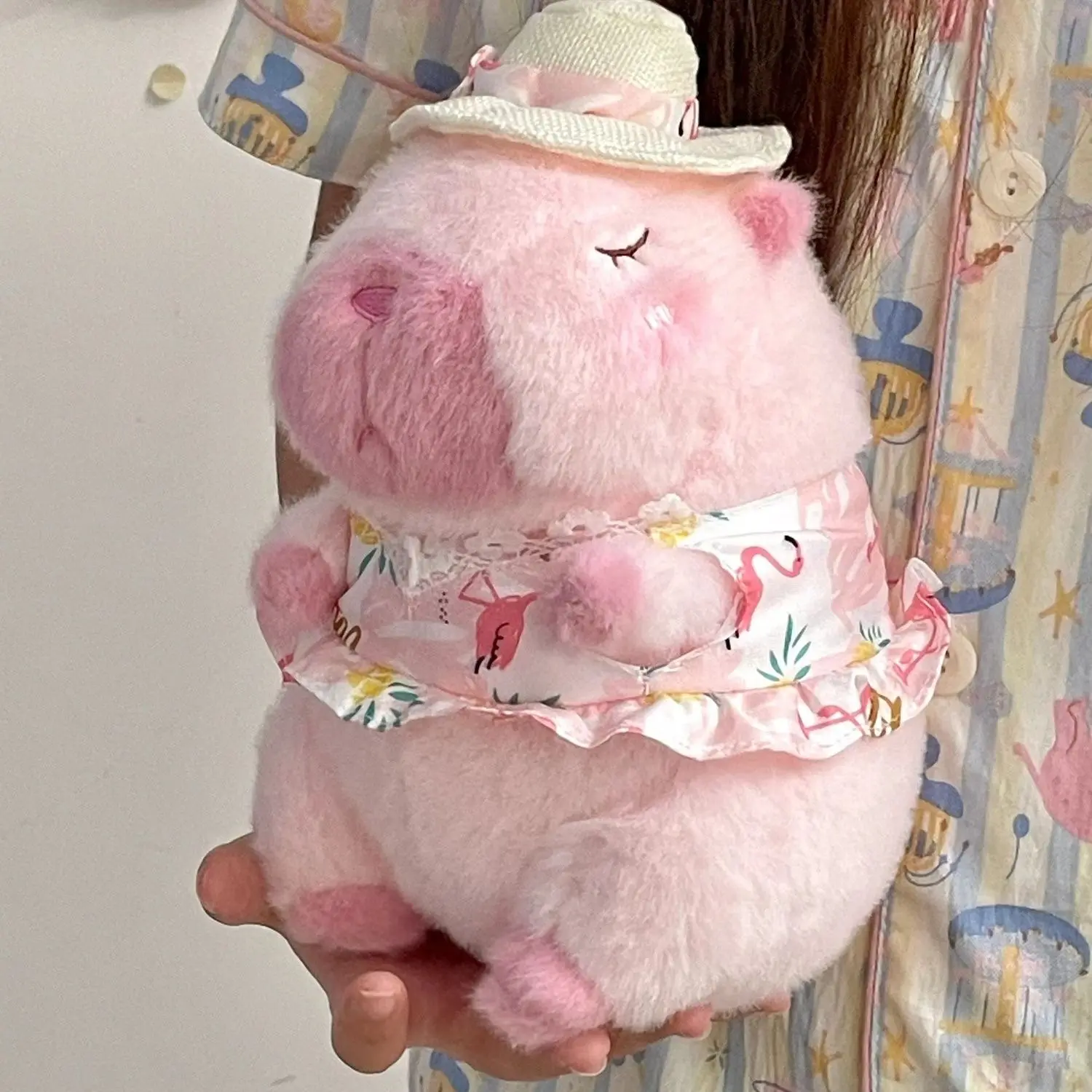 23cm Capybara Plush Simulation Capibara Anime Fluffty Toy Cute Doll Stuffed Animals Soft Doll Plush Christmas Thanksgiving Gift