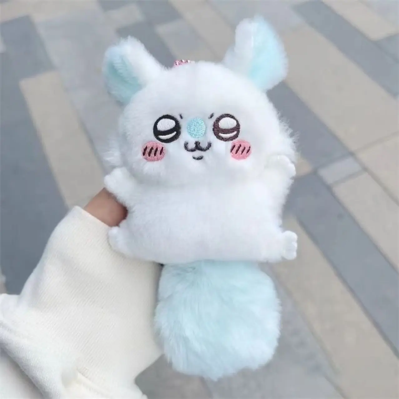 14cm Miniso Chikawas Plush Pendant Toy Fluffy Doll Stuffed Kawaii Figure Plushie Peluche Bag Pendant Birthday Toys Girl Gifts