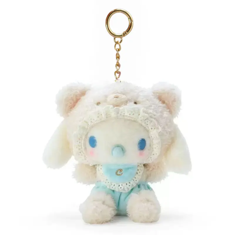 New 20cm Hello Kitty Plush Doll Toys Girls  Birthday Gift Plushie Doll Bag Backpack Pendant Kuromi Keychain My Melody Keyring