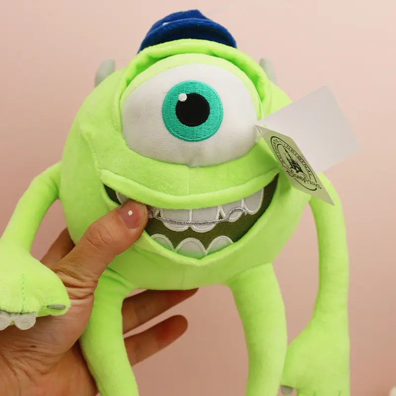 Monsters, Inc. Mike And Sulley Plush Toys Set Disney Wazowski Stuffed Doll Cute Monsters University Sully Birthday Gift For Kids