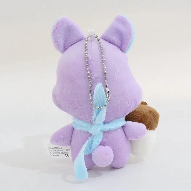 Korean star combination bulletproof JHOPE Zheng number tin plush doll Kawaii Bt21 Plush Doll Keychain Pendant Birthday Gift