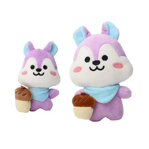 Korean star combination bulletproof JHOPE Zheng number tin plush doll Kawaii Bt21 Plush Doll Keychain Pendant Birthday Gift