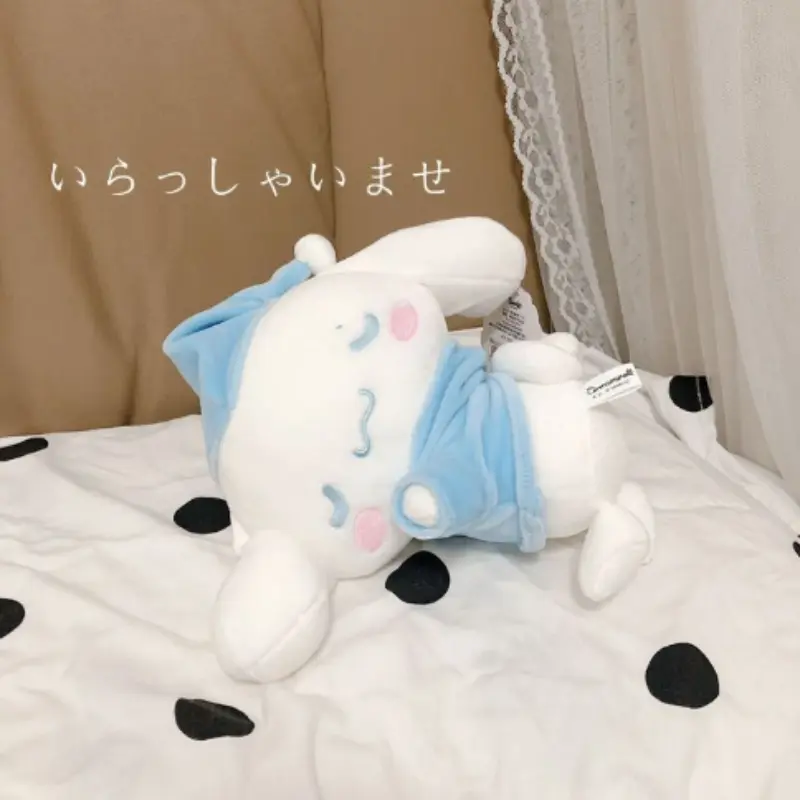 20cm Sanrio Cinnamonroll Plush Toys Cartoon Kuromi My Melody Plush Sleeping Pillow Soft Stuffed Doll Girls Xmas Gift