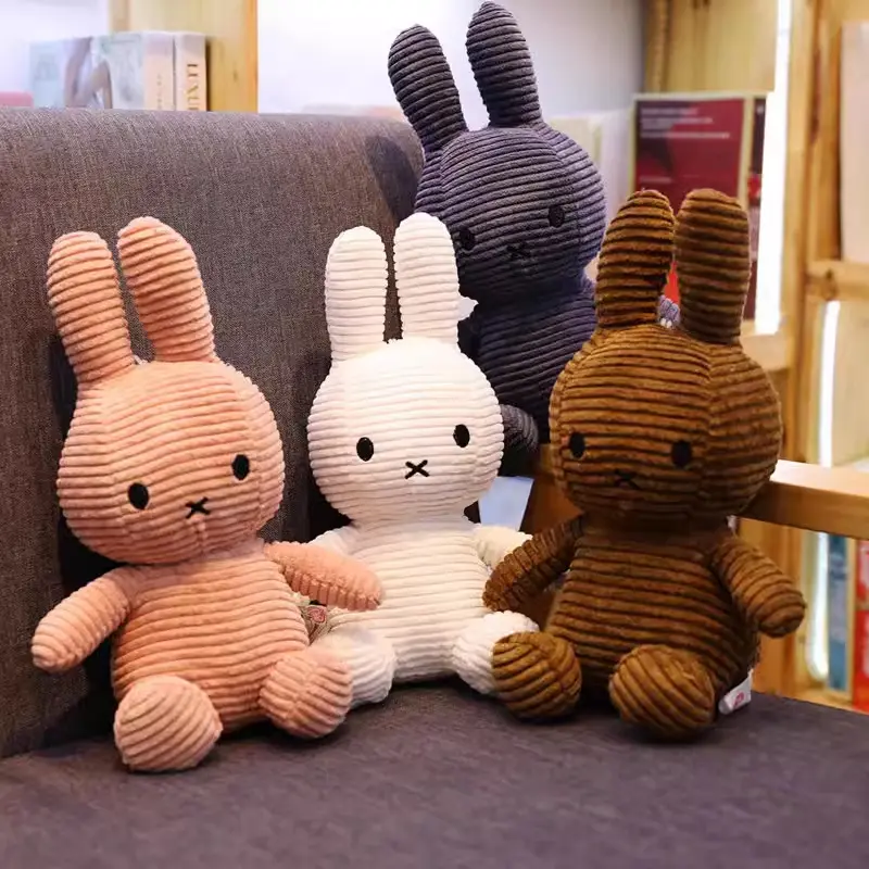 Cartoon Sanrio Plush Toys Miffys Accessories Cute Kawaii Anime Dolls Bed Sofa Desktop Ornaments Decoration Toys for Girls Gift