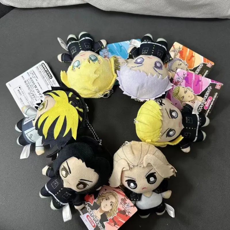 Japanese Tokyo Revengers Sakano Manjiro Ryomiya Temple Plush Doll Pendant Boyfriend Birthday Gifts