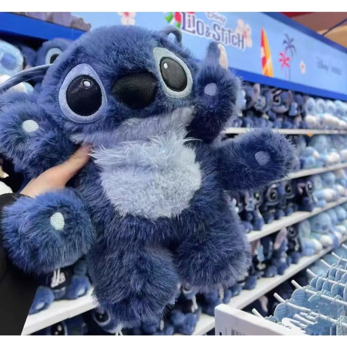 2025 New Stitch 6 Arms Plush Doll Soft Blue Stitch Plush Toy Stuffed Doll Cartoon Anime Plush Toy Cute Children Birthday Gift