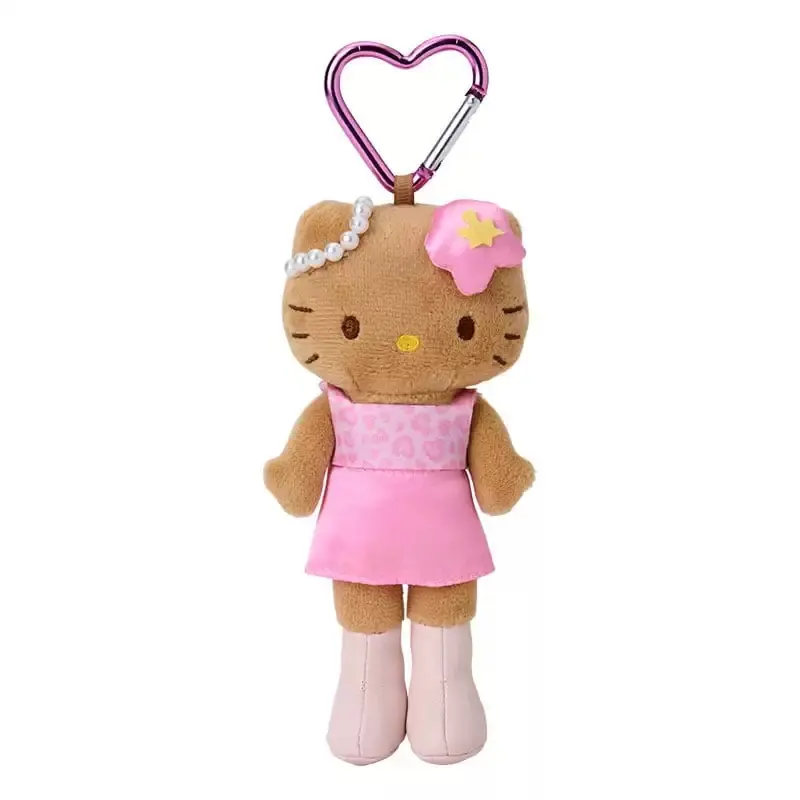 Kawaii Popular Sanrio Long Legs Hello Kitty Plush Keychain Pendant Cartoon 10-15CM Doll Toy Pendant Girls Cute Gift