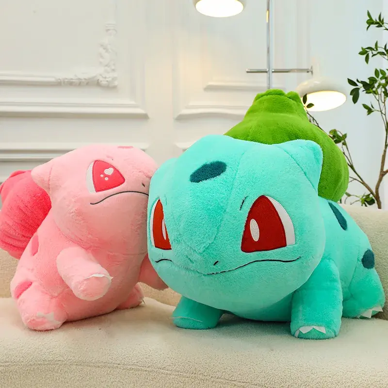 30/60cm Pokemon Huge Bulbasaur Plush Stuffed Toy Cute Cartoon Doll Anime Soft Pokémon Soft Plushie Pillow Gift for Children