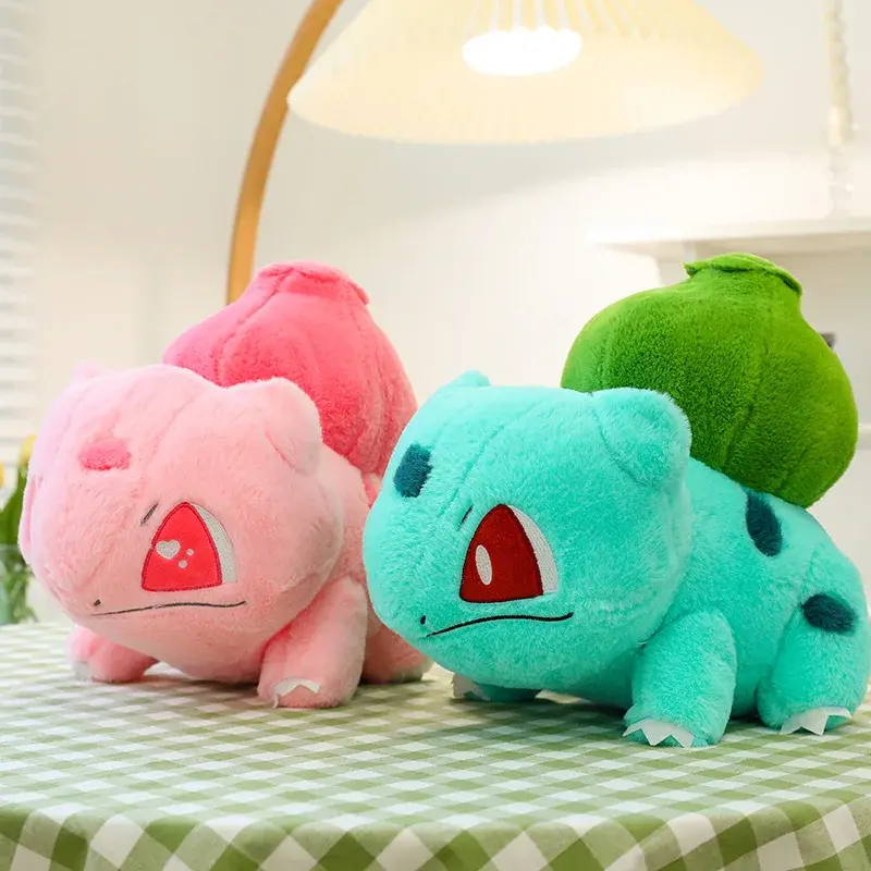 30/60cm Pokemon Huge Bulbasaur Plush Stuffed Toy Cute Cartoon Doll Anime Soft Pokémon Soft Plushie Pillow Gift for Children