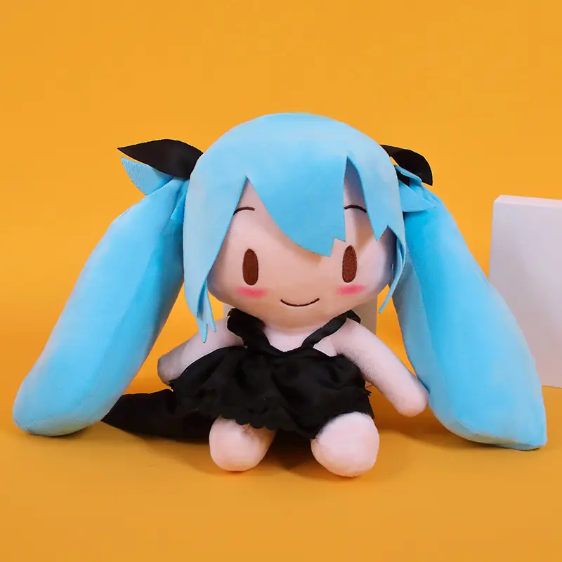 32-35cm Kawaii Japanese Anime Plush Stuffed Toy Hatsune Miku Plush Doll Soft Pillow Future Doll Cute Birthday Xmas Gift For Kids