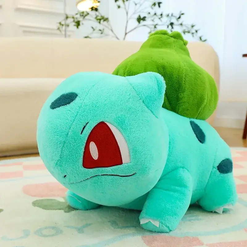 30/60cm Pokemon Huge Bulbasaur Plush Stuffed Toy Cute Cartoon Doll Anime Soft Pokémon Soft Plushie Pillow Gift for Children