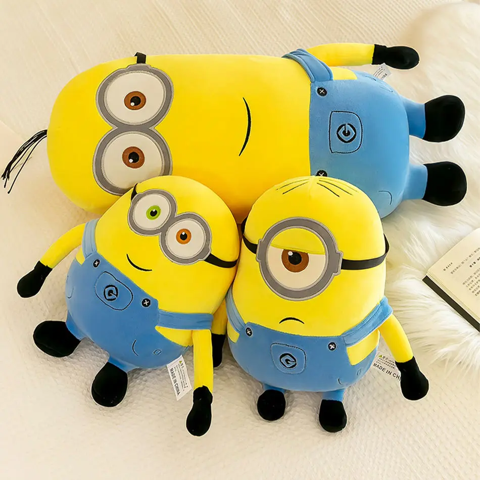 12-22cm Minions 4 Despicable Me 4 Plush keychain Kawaii Cute Cool Cartoon Toys Dolls Plush Decoration Birthday Gifts For Kid Fan