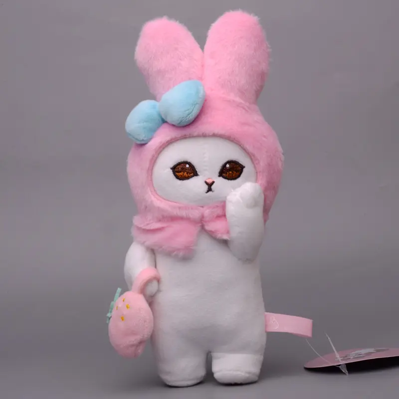 New Plush Stuffed Doll Cute Shark Cat Sanrio Kawaii Kuromi Melody Cinnamoroll Pendant Backpack Keychain Birthday Gift