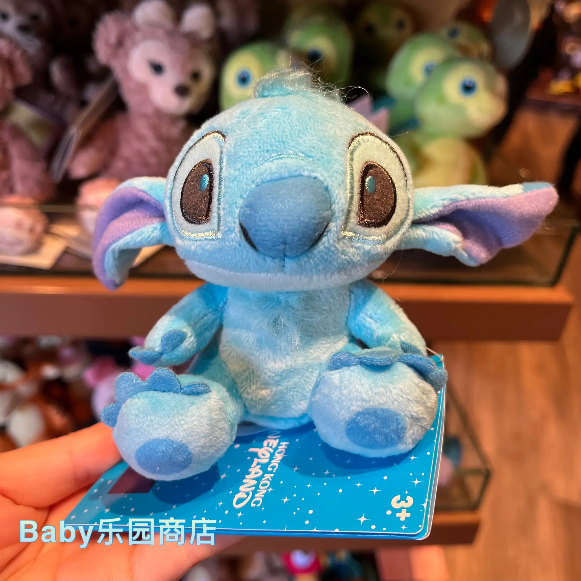 Original Disney Stitch Toy Story Winnie The Pig Jumping Tiger Anime Figure Character Doll Sitting On Shoulders Magnet Doll Child