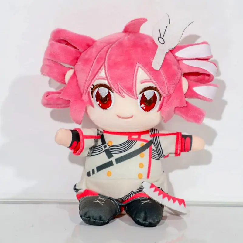 New Kasane Teto Plush Kimono Peripherals Cute Vtuber Dress-Up Plush Puppet Doll Soft Children Adults Collectible Gifts Anime Toy