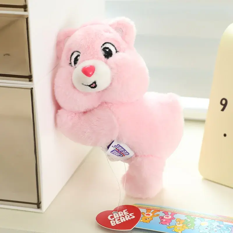Care Bear 3DRefrigerator Magnet Bear Plush Toys Rainbow Bear Chain Bag Coin Purse Staffed Doll Kawaii Room Decor Birthday Gift