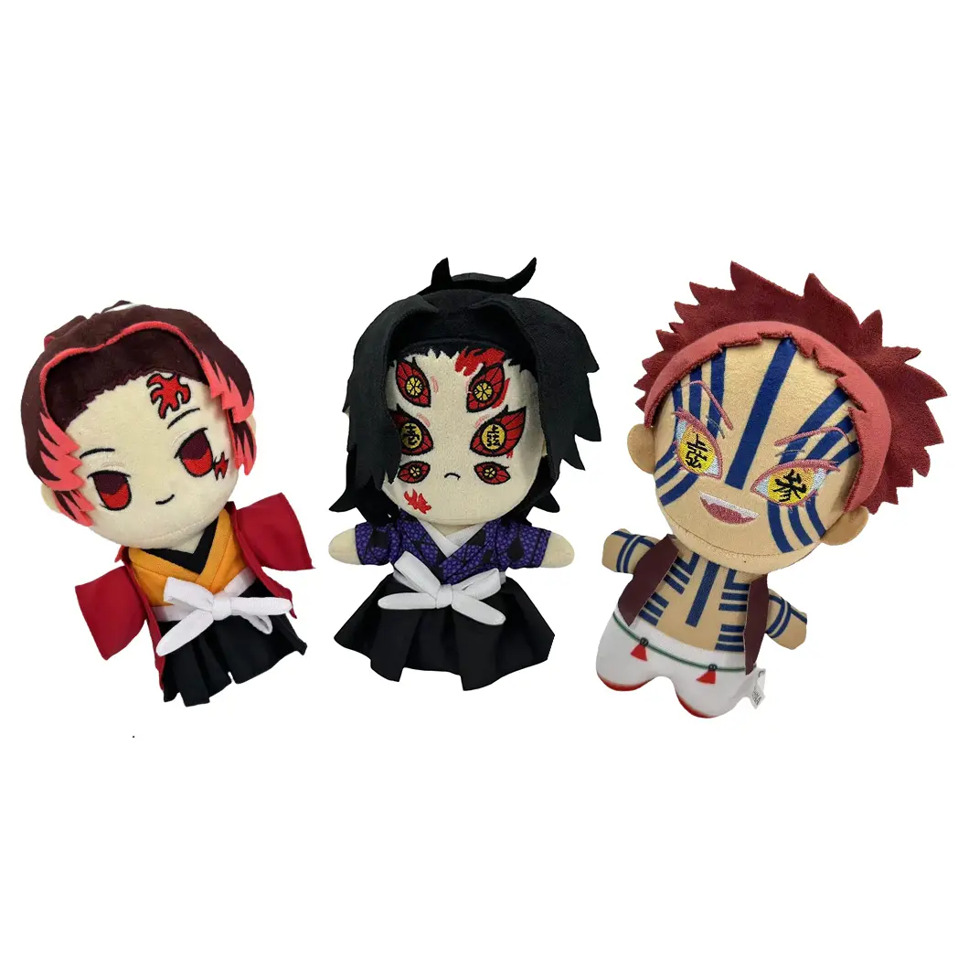 20cm Demon Slayer Plush Toy Japanese Classic Anime Cartoon Characters Stuffed Plush Toys Children Birthday Gifts Christmas Gifts