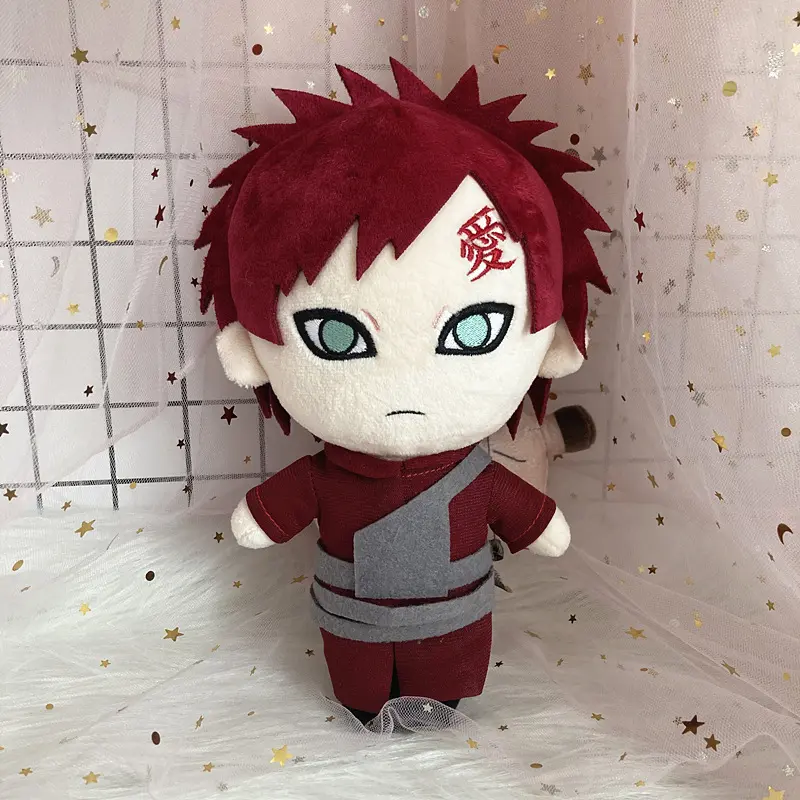 20cm Naruto Gaara Uzumaki Naruto Anime Kakashi Anime Plush Stuffed Uchiha Itachi Doll Children's Pillow Christmas Birthday Toys