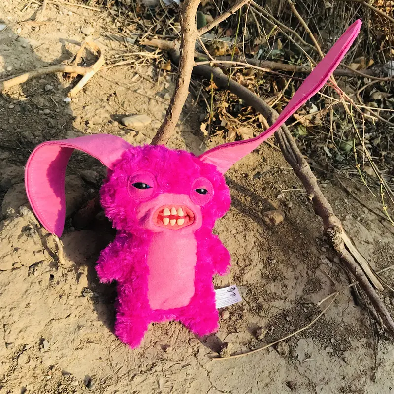 Original Fuggler Tooth Cute Tooth Monster Doll No Box Funk Tooth Treasure Monster Funny Plush Trendy Play Doll Festival Gift