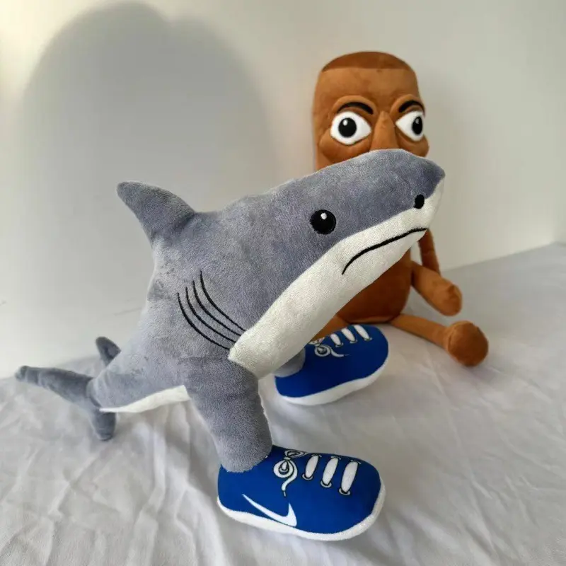 New Tung Tung Tung Sahur Plush Toys TungTung Sahur Tralalero Tralala Shark Soft Stuffed Sofa Ornament Toy for Kids Birthday Gift