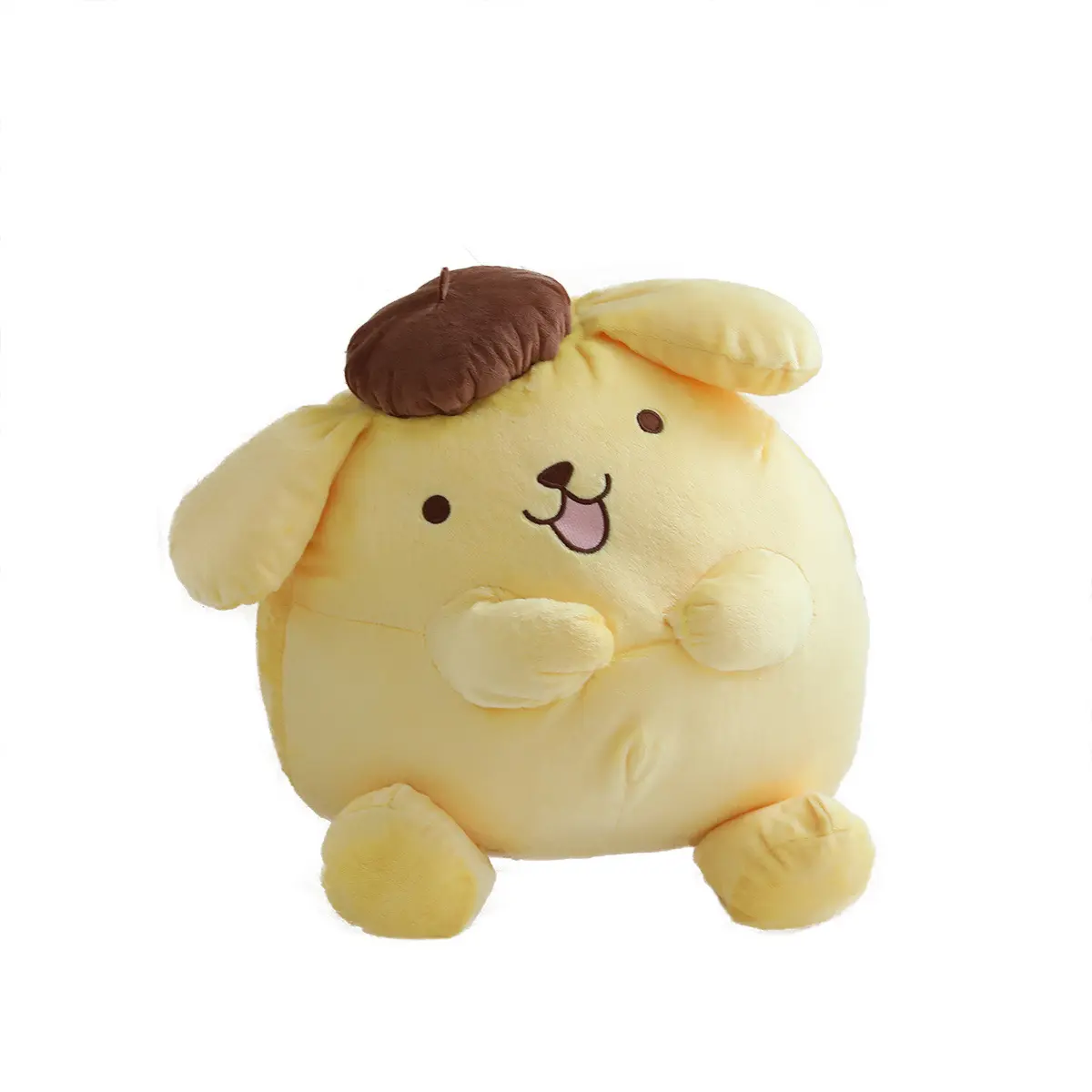 50cm Sanrio Pompompurin Stuffed Plush Toys Big Size Lovely Pillow Gift Kids Super Soft Pom Pom Purin Plushie Doll Room Bed Decor