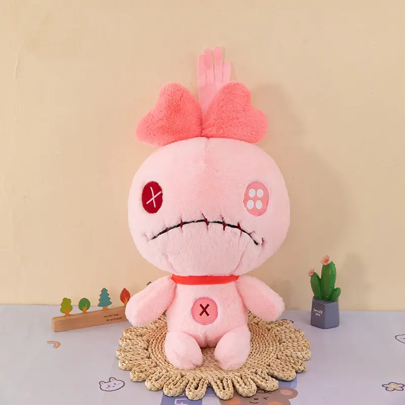 Oversize 100cm Disney Stitch Little Monster Friends Plush Toys Scrump Cartoon Soft Stuffed Dolls Plush Pillow Kids Birthday Gift