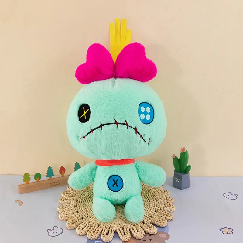 Oversize 100cm Disney Stitch Little Monster Friends Plush Toys Scrump Cartoon Soft Stuffed Dolls Plush Pillow Kids Birthday Gift