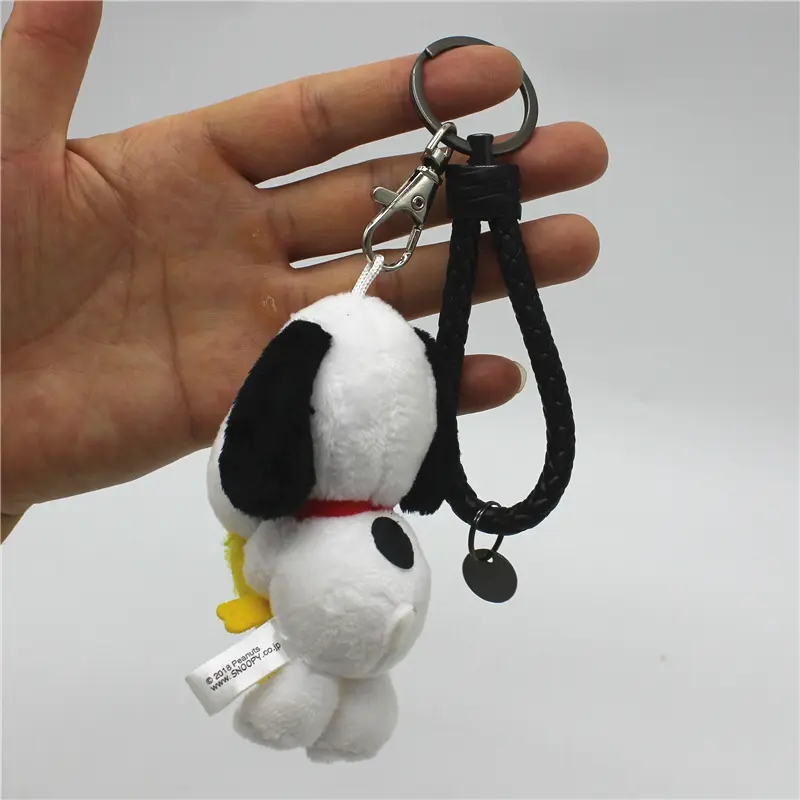 1piece 10CM Cute hign quality Snoopy Plush pendant toys Snoopy dog  KEY CHAIN animal dolls