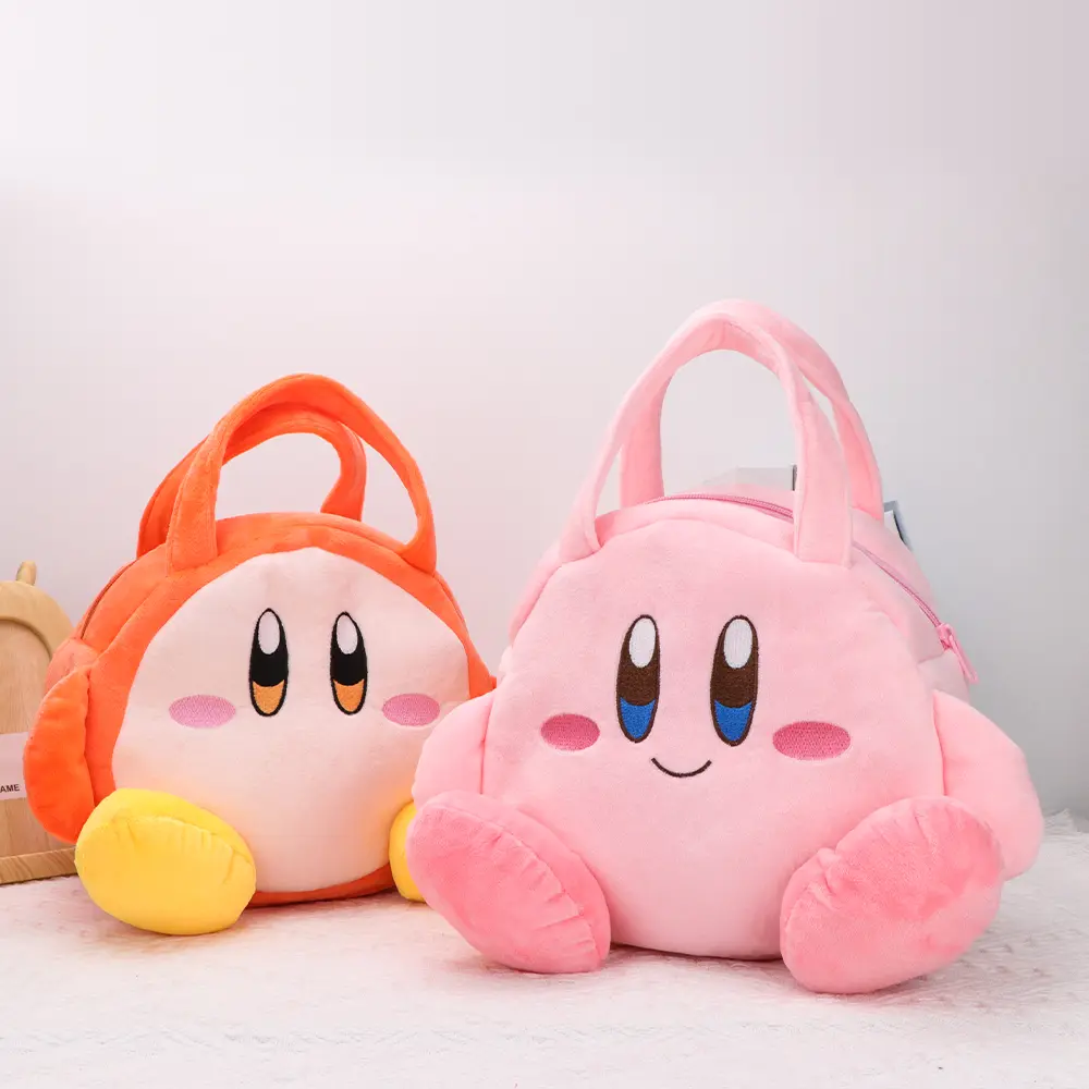 Star Kirby Plush Shoulder Bag Waddle Dee Soft Schoolbag Handbag Backpack Lovely Anime Game Peripheral Products Birthday Gifts