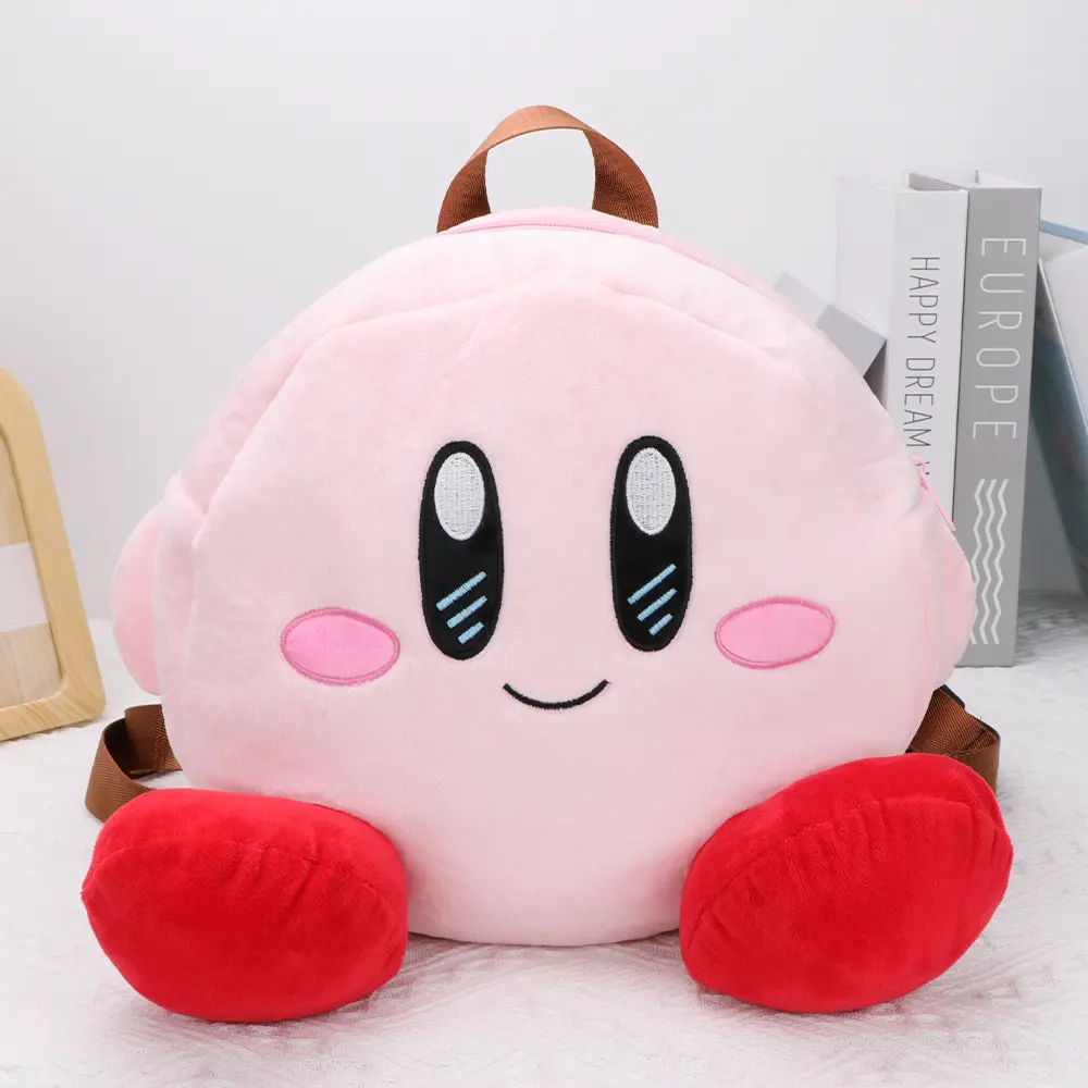 Star Kirby Plush Shoulder Bag Waddle Dee Soft Schoolbag Handbag Backpack Lovely Anime Game Peripheral Products Birthday Gifts