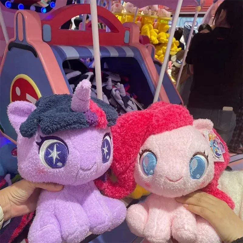 My Little Pony Plush Doll Pony Baby Li Series Q Edition Sitting Dolls Cartoon Soft Ornament for Girls' Birthday Companion Gifts