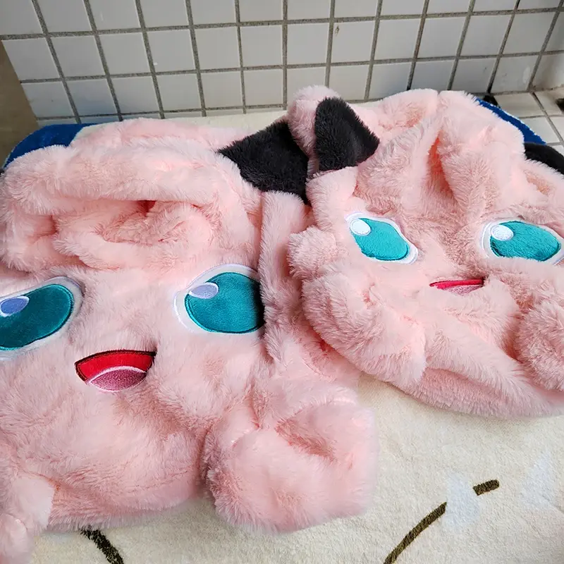 Huge Eevee Pokemon Gengar Pikachu Jigglypuff Holster Plush Toys Pokémon Kawaii Semi-finished Leather Holster Pillow Gift for Kid