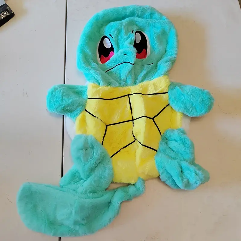 Huge Pokemon Charmander Eevee Squirtle Holster Plush Toys Big Pokémon Bulbasaur Semi-finished Leather Holster Kid Christmas Gift