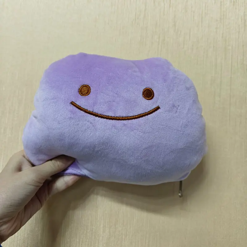 15cm Kawaii Anime Pokemon Dolls Reversible Pillow Cushion Ditto Transform Snorlax Plush Toys Home Decor Girl Birthday Gift