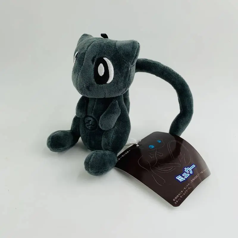 13CM Pokemon Plush Mew Keychain Stuffed Black Mew Bag Pandent and Decorations for Kids Christmas Gift