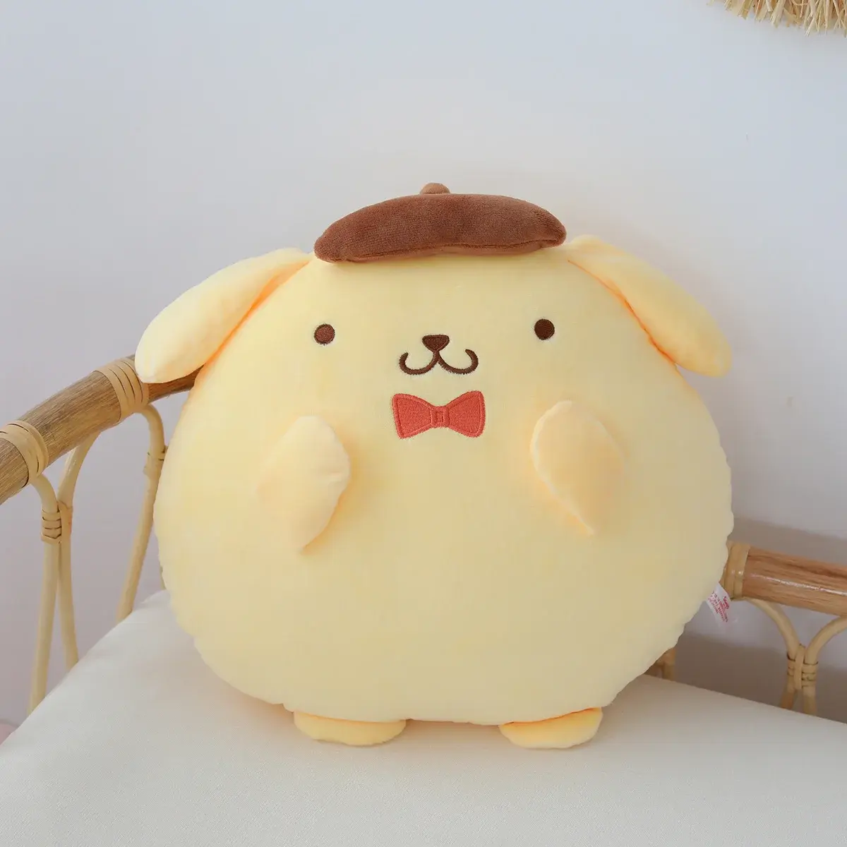40cm Sanrio Pom Pom Puirn Plush Toys Kawaii Sanrio Pompompurin Stuffed Dolls Room Decor Bedside Cushion Sofa Pillow Girl Gift