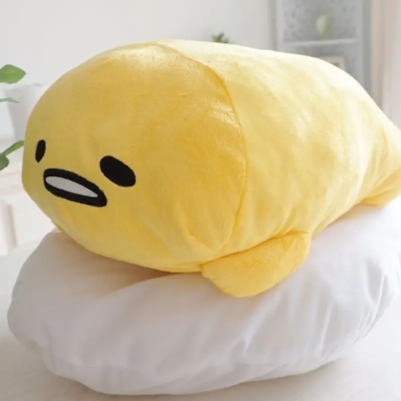 New 40cm Sanrio Gudetama Plush Toys Kawaii Egg Anime Figure Soft Stuffed Plushie Dolls Lazy Egg Pillows Cute Girl Birthday Gifts