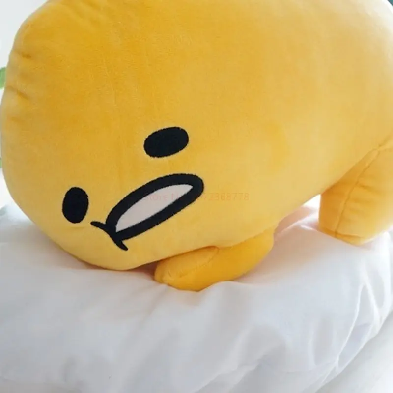 New 40cm Sanrio Gudetama Plush Toys Kawaii Egg Anime Figure Soft Stuffed Plushie Dolls Lazy Egg Pillows Cute Girl Birthday Gifts