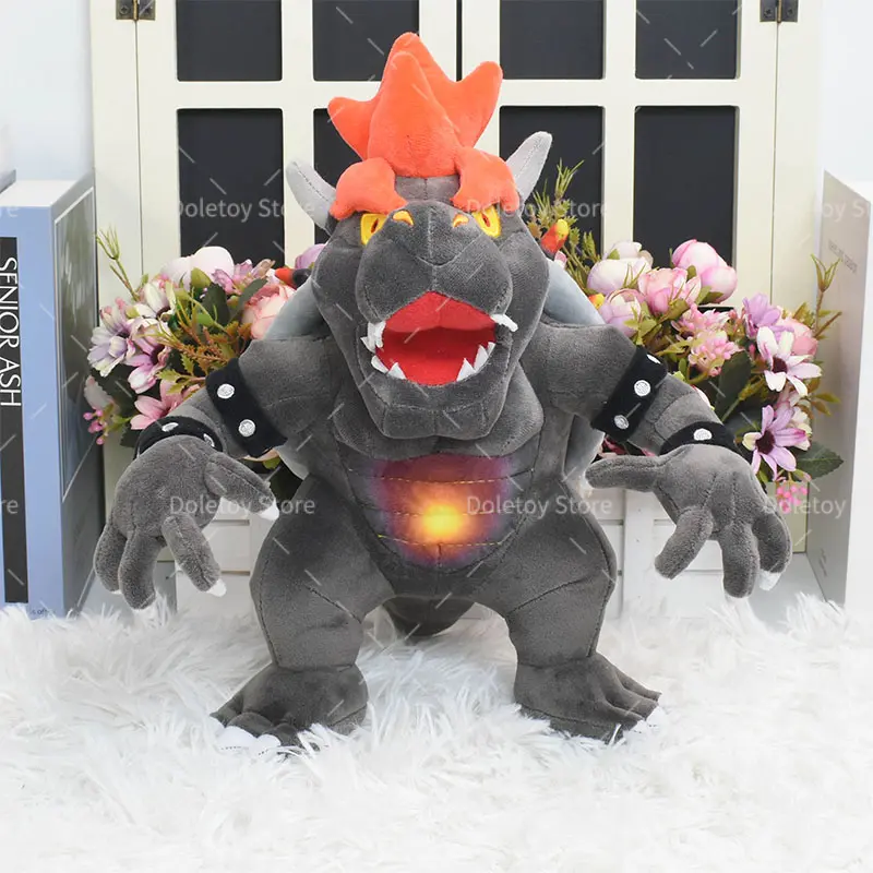 16 Styles Mario Bros Plush Wonder Bowser Jr Meowser King K.Rool Fury Bowser Anime Stuffed Cartoon Peluche Dolls Kids Gifts